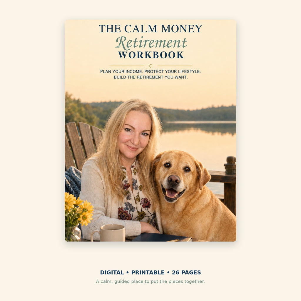 The Calm Money Retirement Starter Workbook — 26-Page Printable PDF