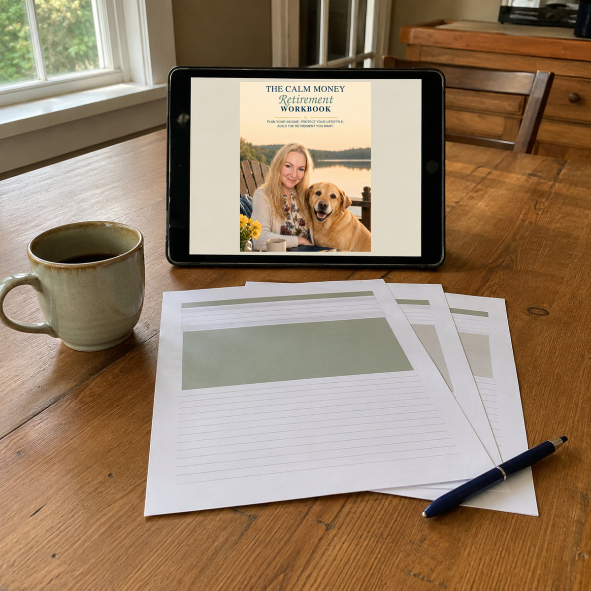 The Calm Money Retirement Starter Workbook — 26-Page Printable PDF