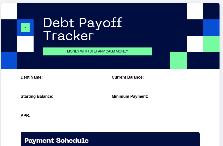 Debt Payoff Tracker